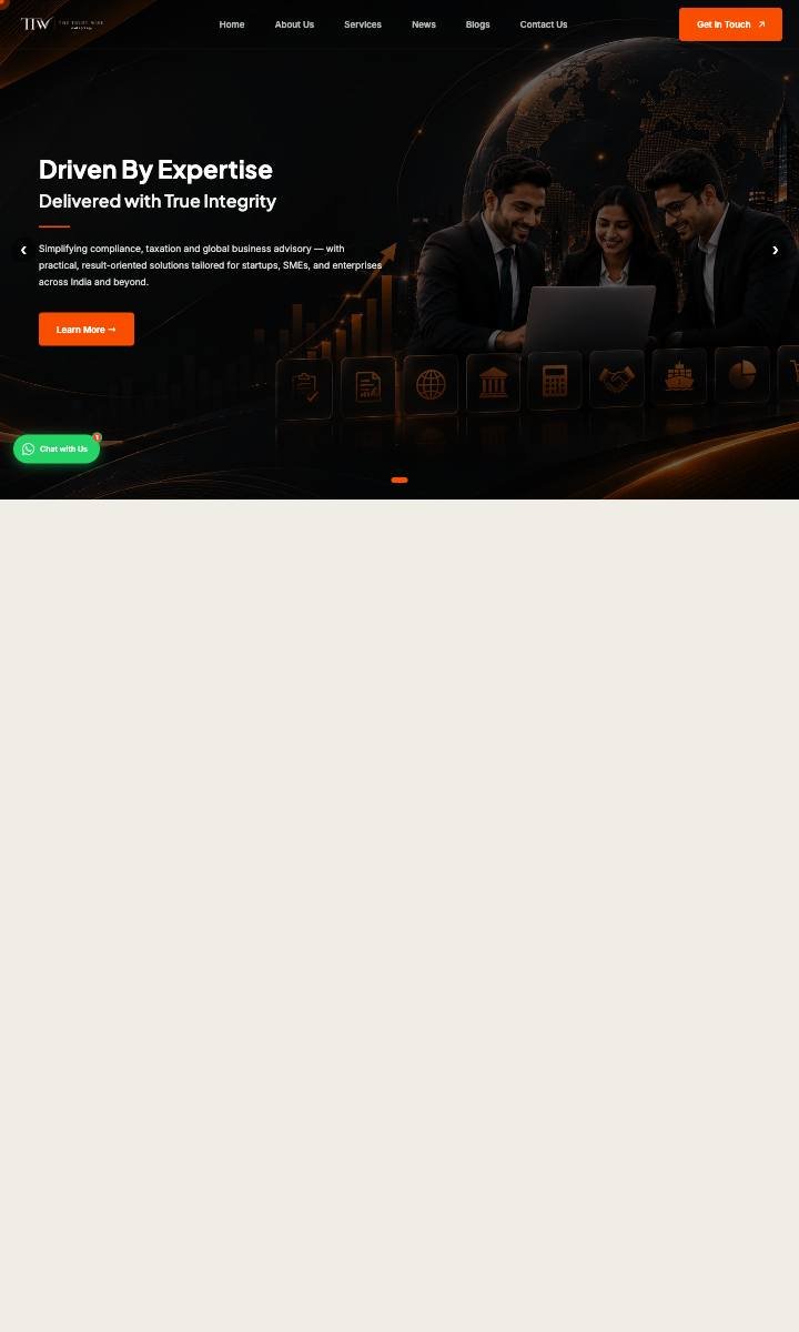 The TrustWise website homepage