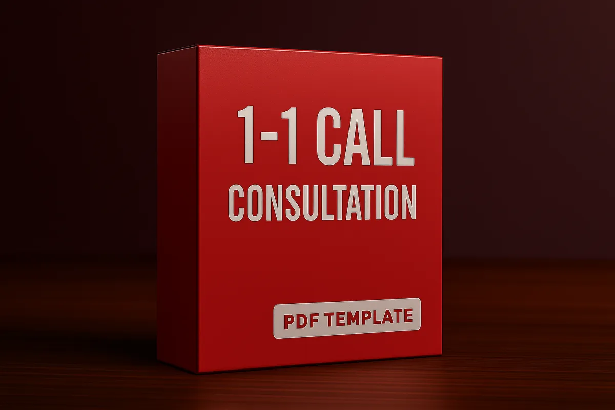 1-1 Call Consultation PPT Template