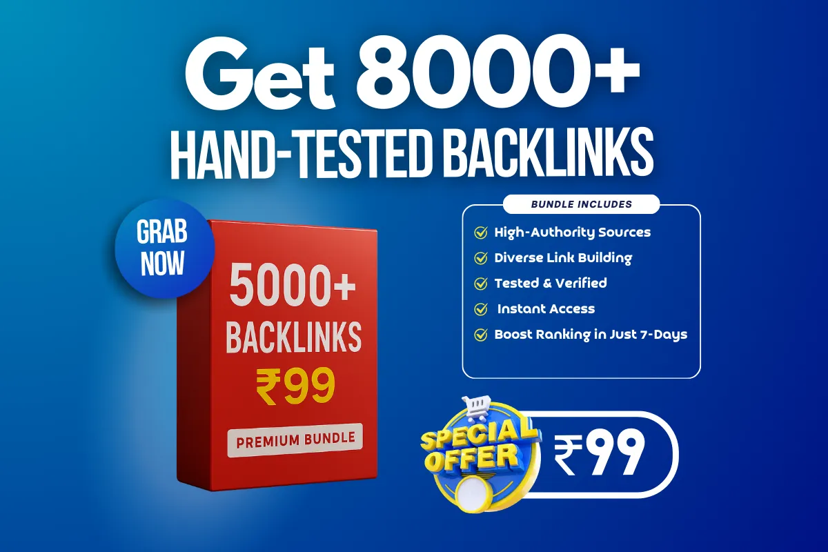 8000+ Premium Backlinks